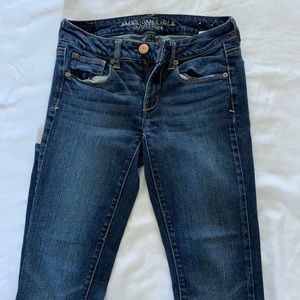 Vintage Blue American Eagle Super Skinny Jeans
